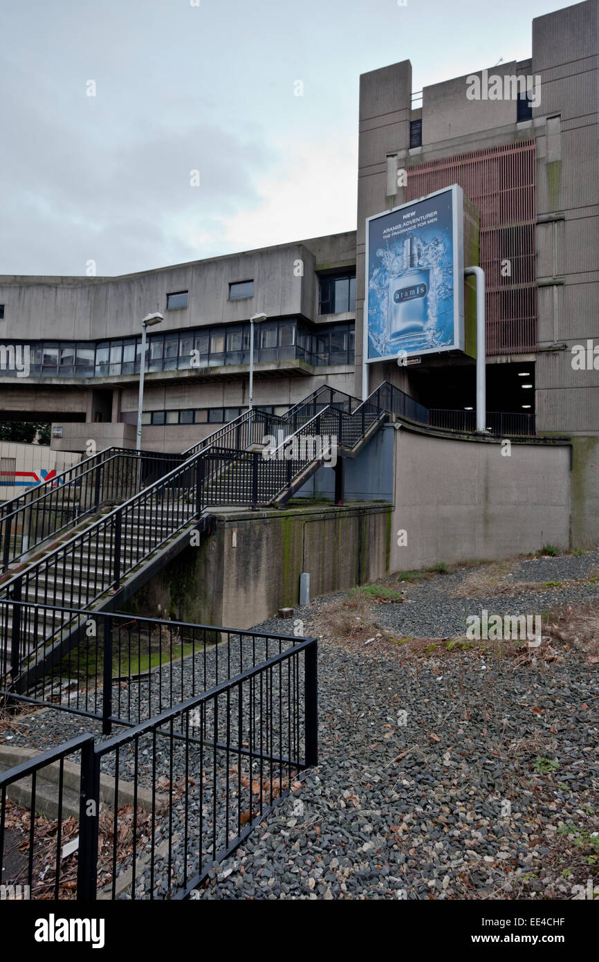 Bâtiments dans Paradise Circus, Birmingham UK qui sont démolies en janvier 2015 pour faire place à la reconstruction. Banque D'Images