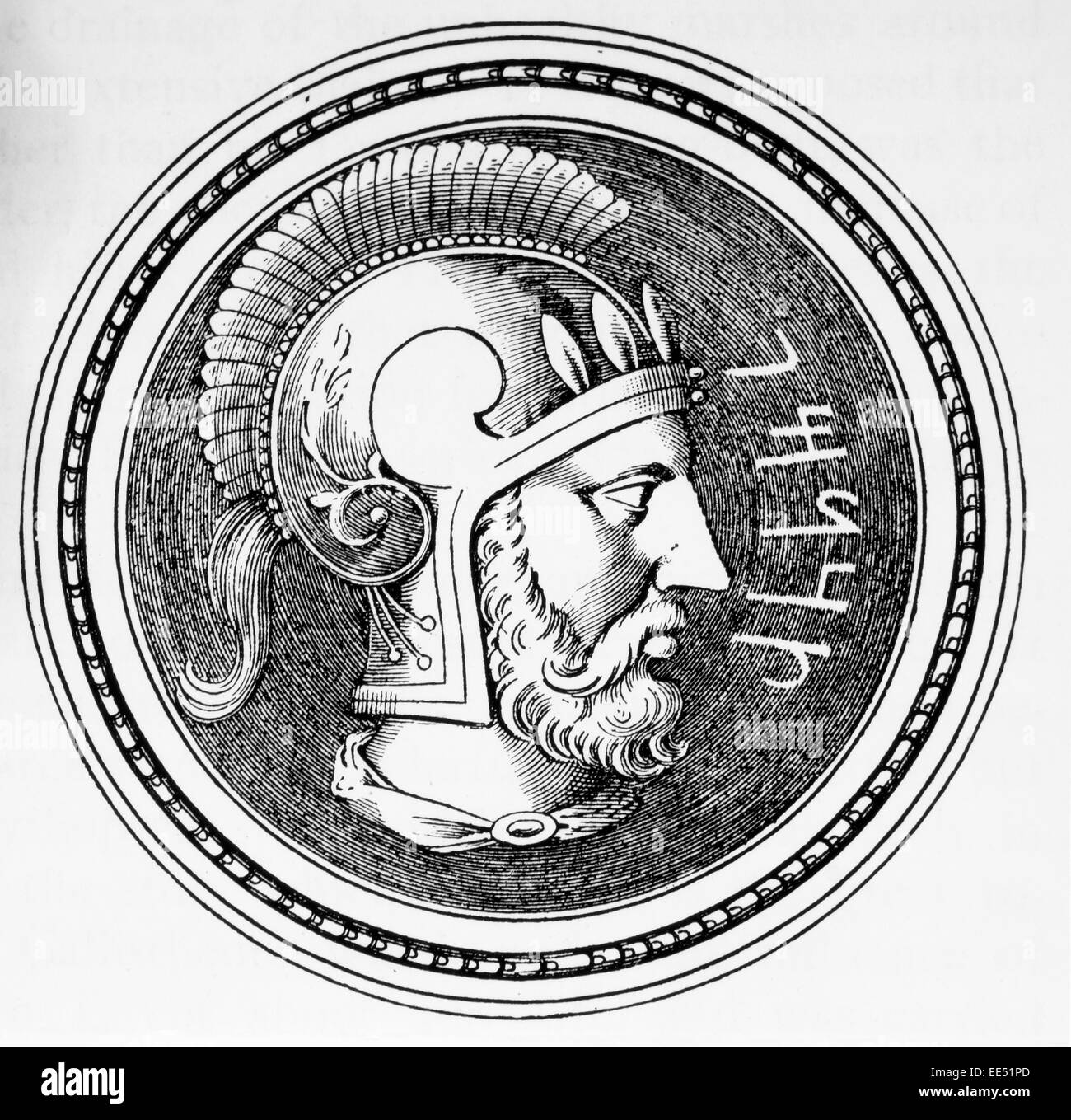 Hannibal (247-183 BC), commandant militaire carthaginoise Banque D'Images