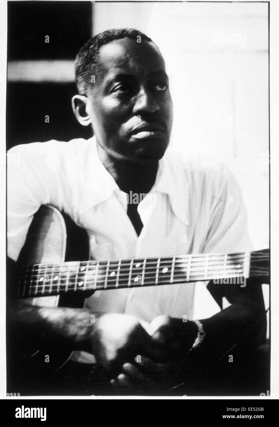 William Lee Conley 'Big Bill Broonzy" (1893-1958), compositeur et musicien de blues Portrait, 1957 Banque D'Images