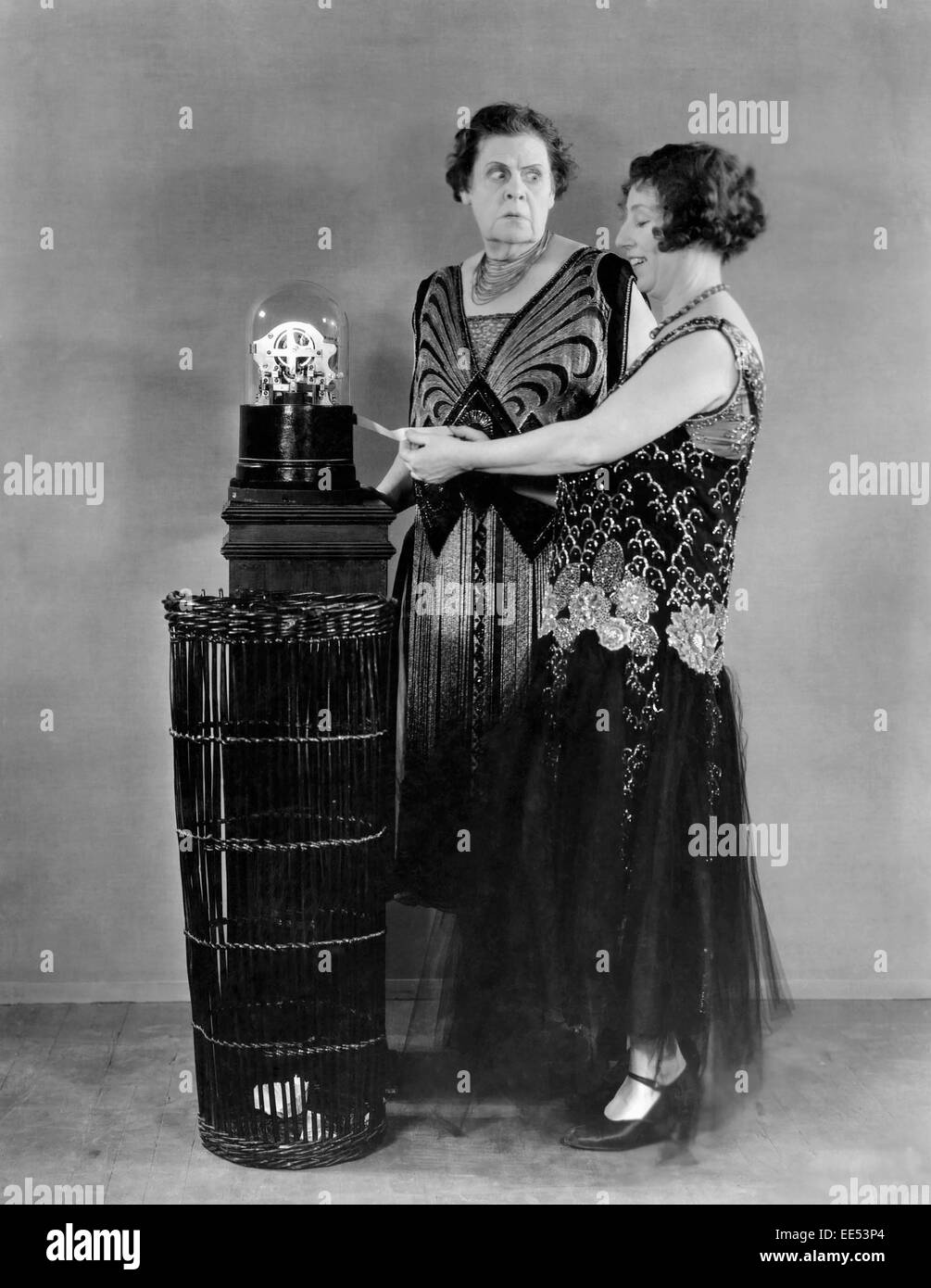 Marie Dressler, Polly Moran, sur-ensemble du film, "pris de court", 1930 Banque D'Images