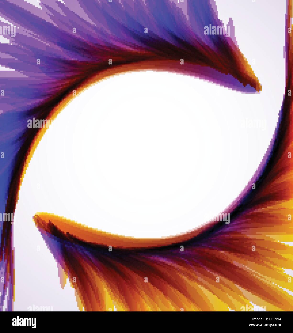 Arrière-plan avec abstract rainbow wings. Vector Illustration de Vecteur