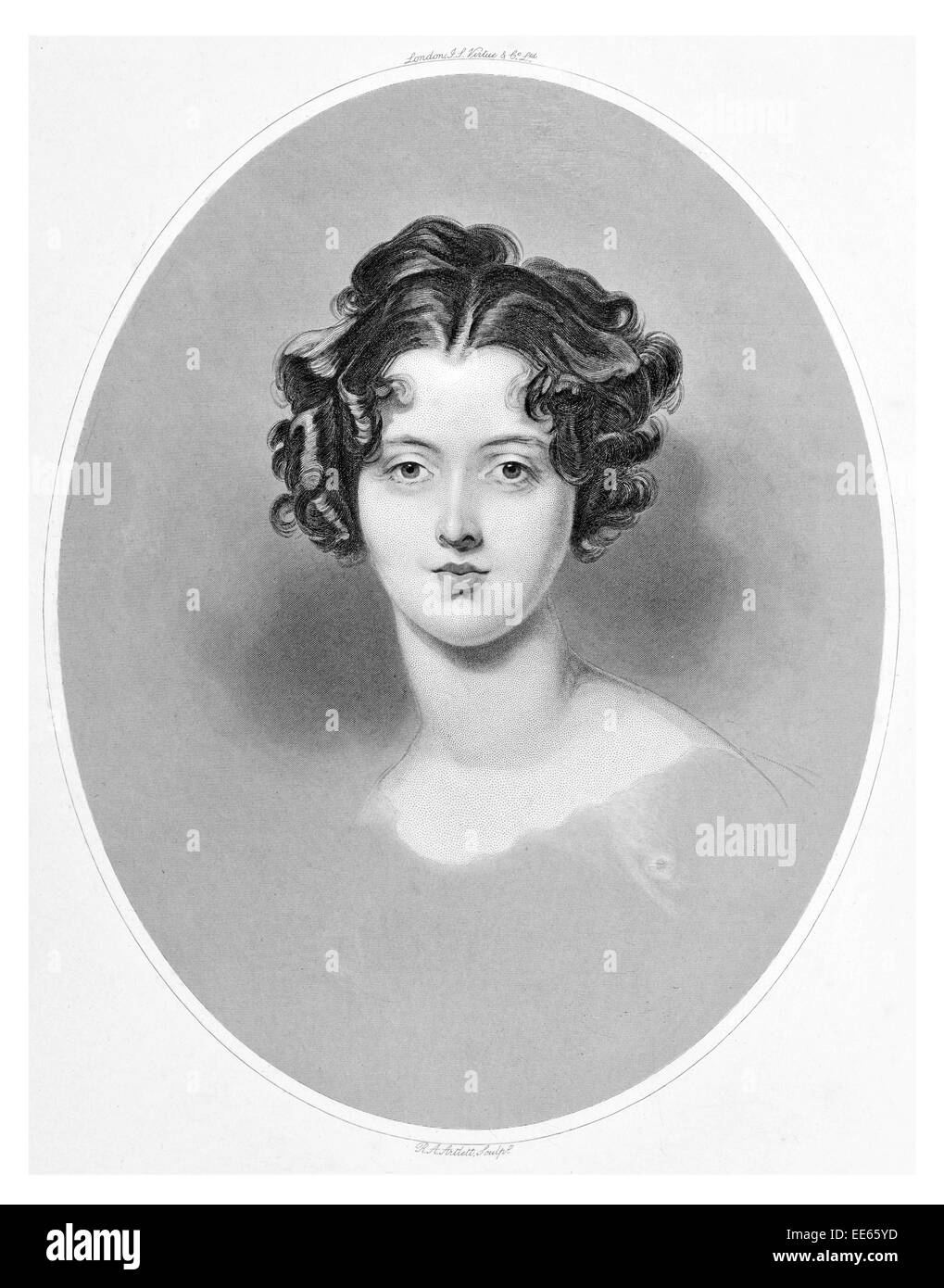 Comtesse de Darnley Dame Emma Jane Parnell, sir Thomas Lawrence du député 1850 Banque D'Images