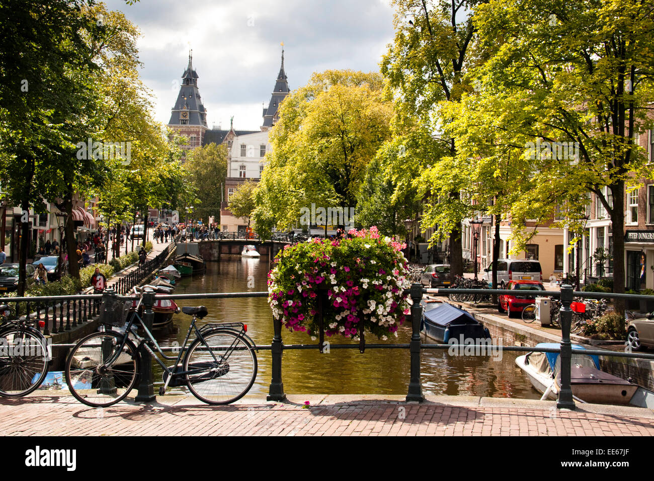 Bridge à Amsterdam Banque D'Images