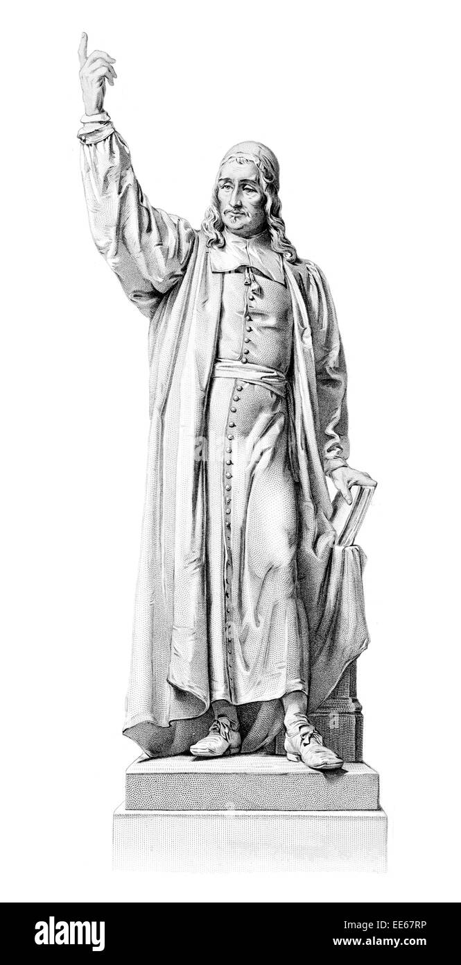 Richard Baxter Statue 12 Novembre 1615 8 décembre 1691 English Puritan responsable de l'église l'écrivain poète théologien controversé Banque D'Images