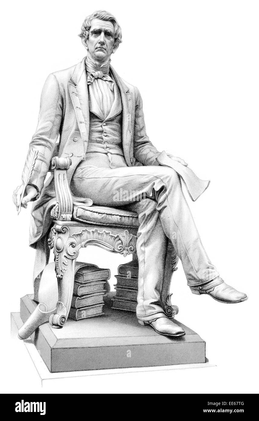 William Henry Seward Statue 16 Mai 1801 10 octobre 1872 Le secrétaire d'État des États-Unis, Gouverneur de la Sénatrice de New York Banque D'Images