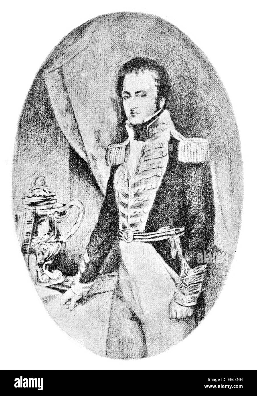 L'amiral Sir James Stirling 28 Janvier 1791 22 avril 1865 officier de marine britannique administrateur colonial, gouverneur du gouvernement Banque D'Images