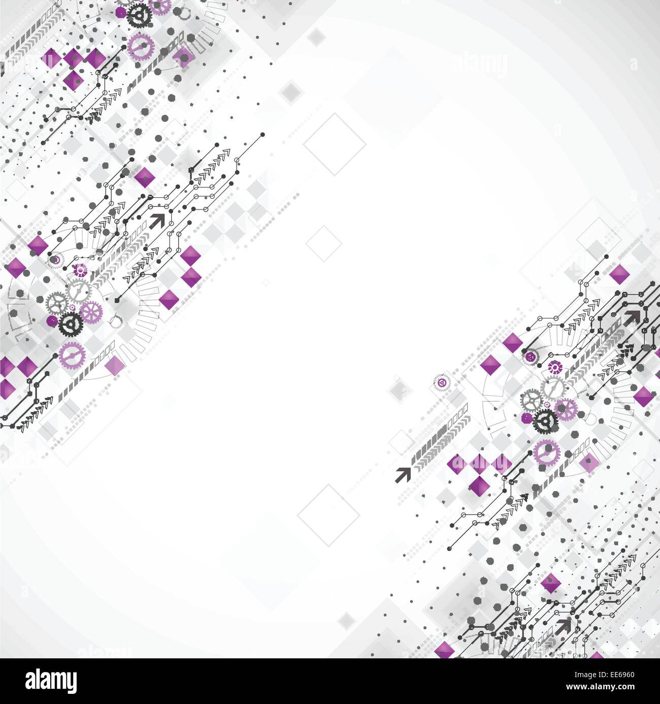 La technologie de l'ordinateur abstrait arrière-plan pour votre entreprise. Vector Illustration de Vecteur
