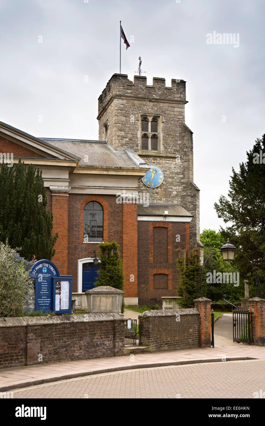 UK, Londres, Twickenham, Church Lane, St Mary the Virgin's Parish Church Banque D'Images