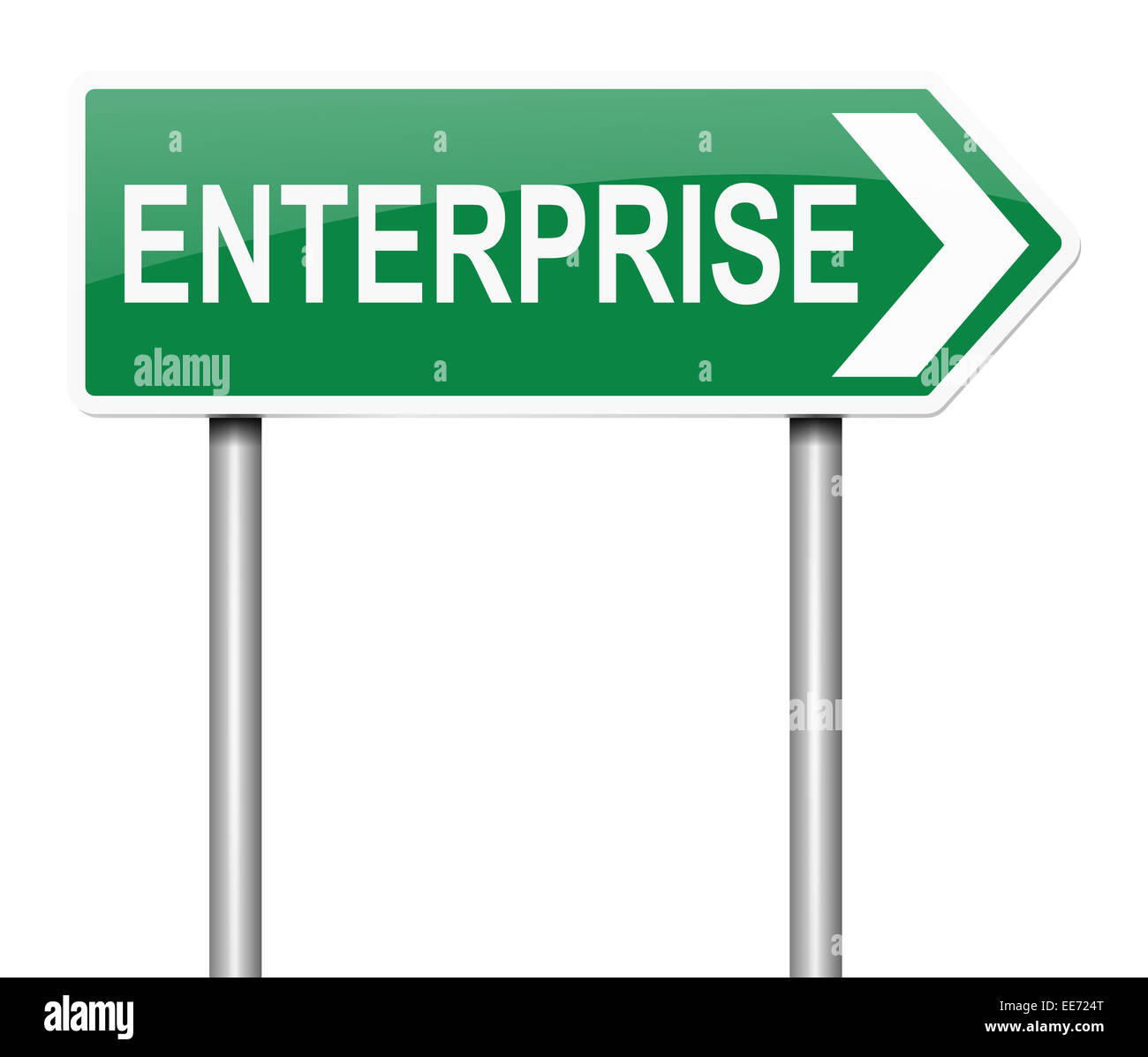Enterprise Concept. Banque D'Images