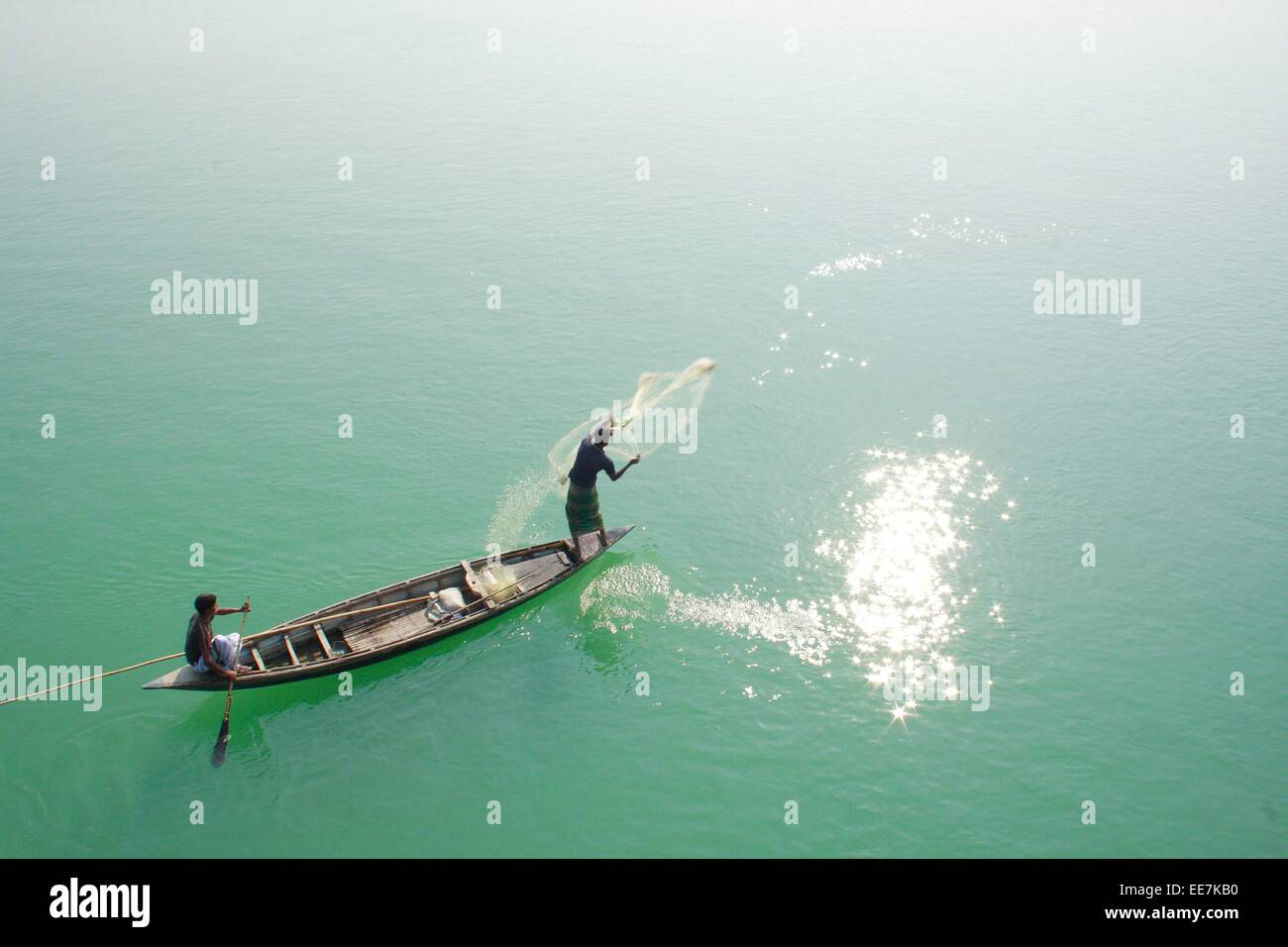 Bangladesh 10 janvier 2015 Paysage.Bangladesh. Banque D'Images