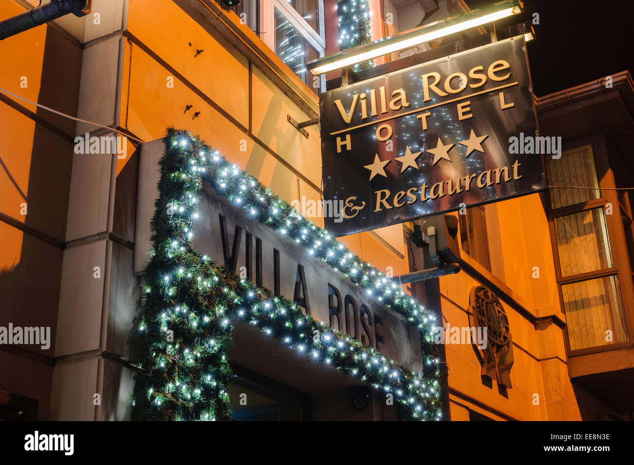 Villa Rose Hotel, Ballybofey, Irlande Banque D'Images