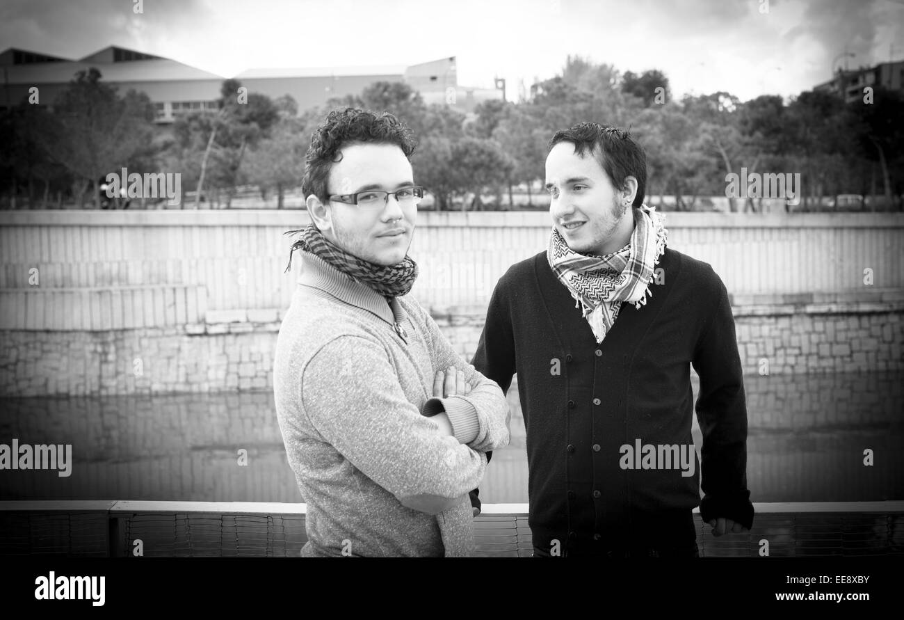 Loving couple gay Banque D'Images