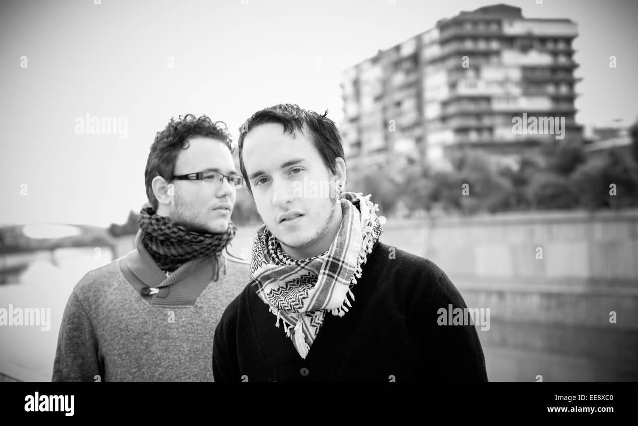 Loving couple gay Banque D'Images