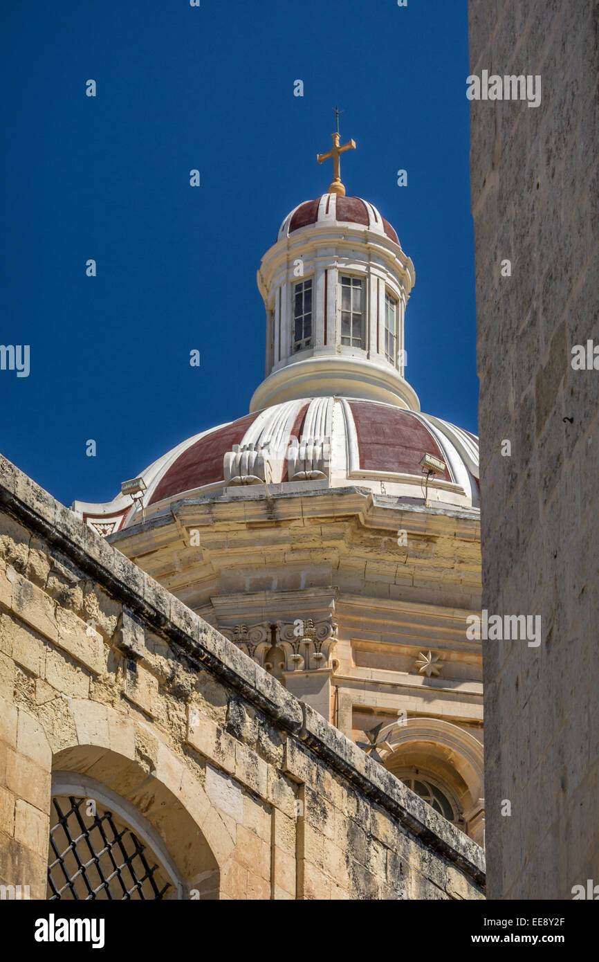 Église de St Paul, Rabat, Malte Banque D'Images