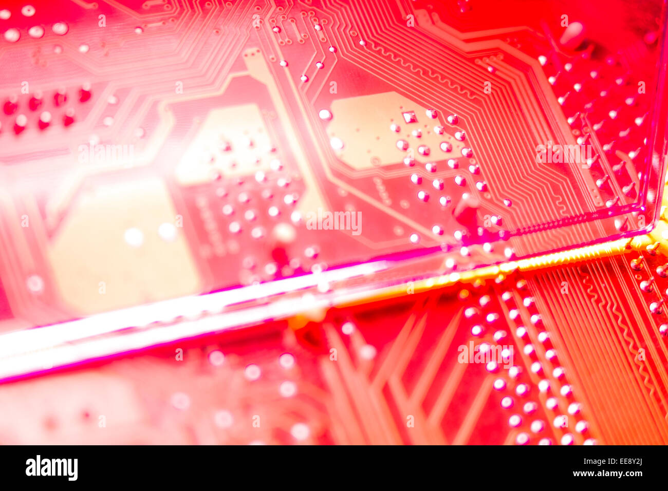 Carte mère. Banque D'Images