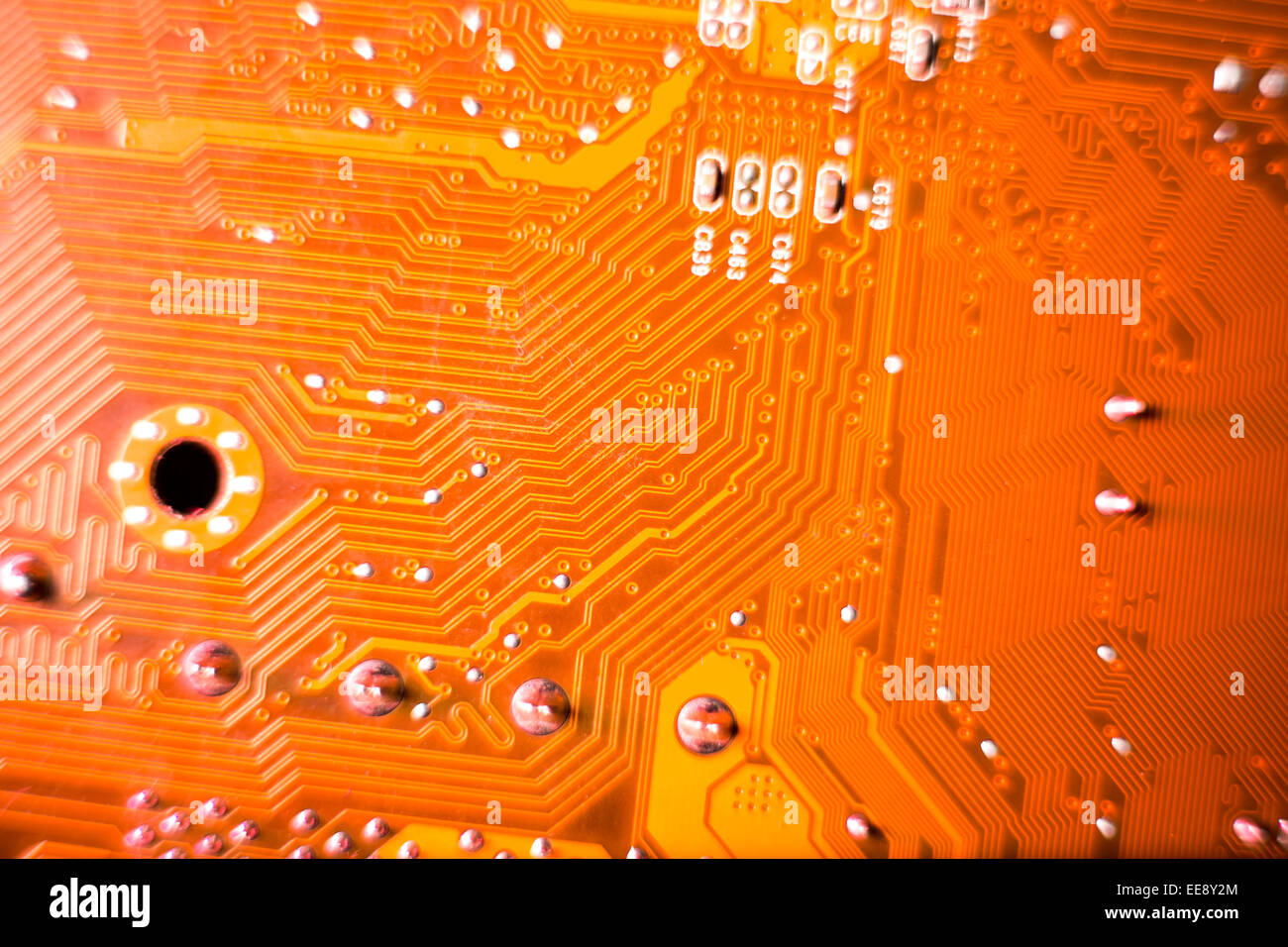 Carte mère. Banque D'Images