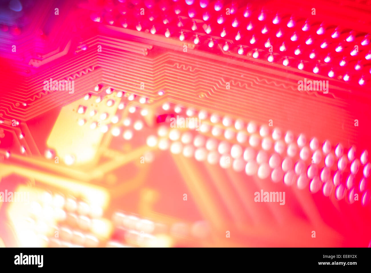 Carte mère. Banque D'Images