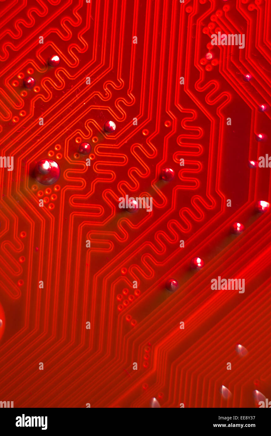 Carte mère. Banque D'Images