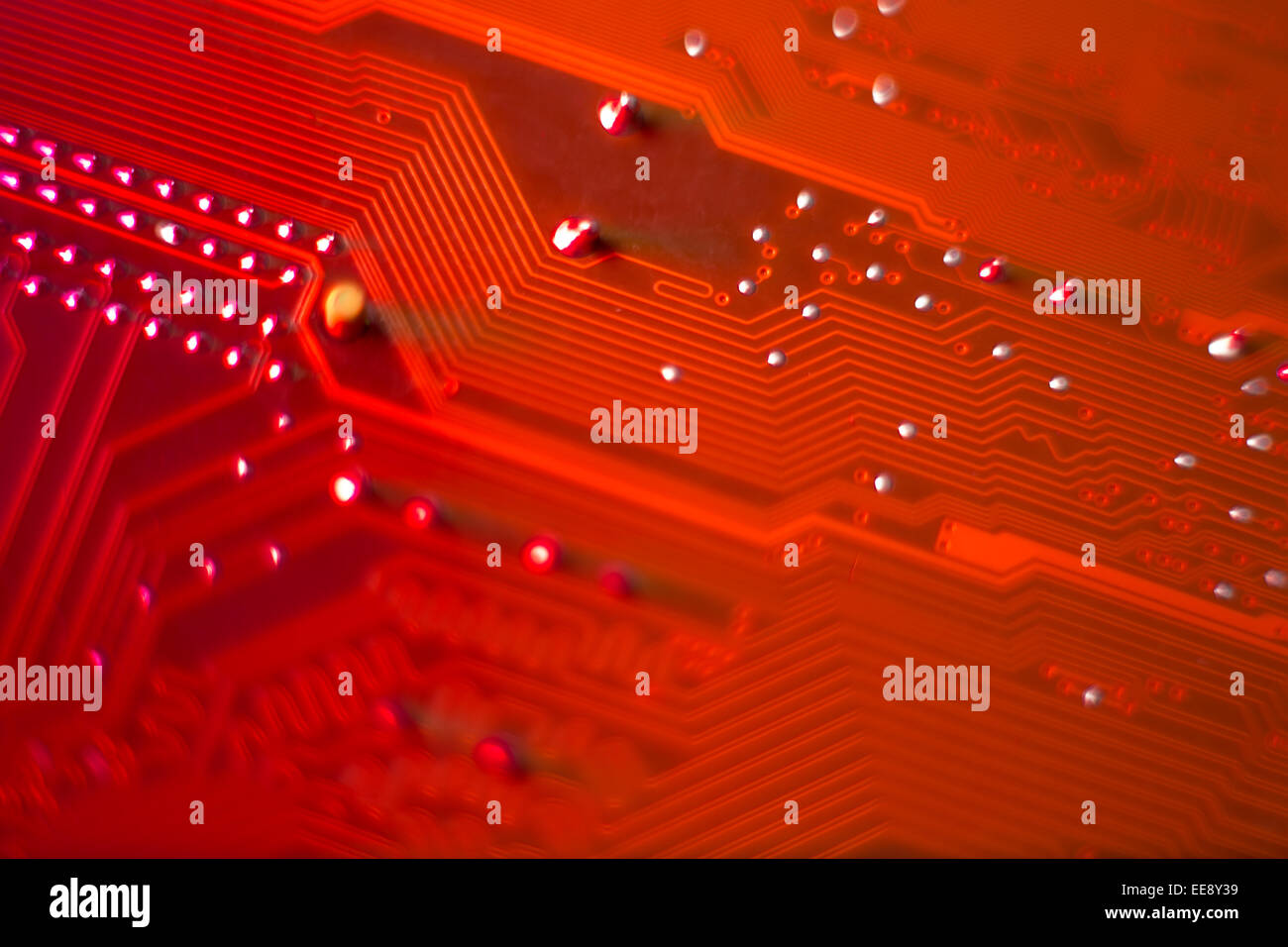 Carte mère. Banque D'Images