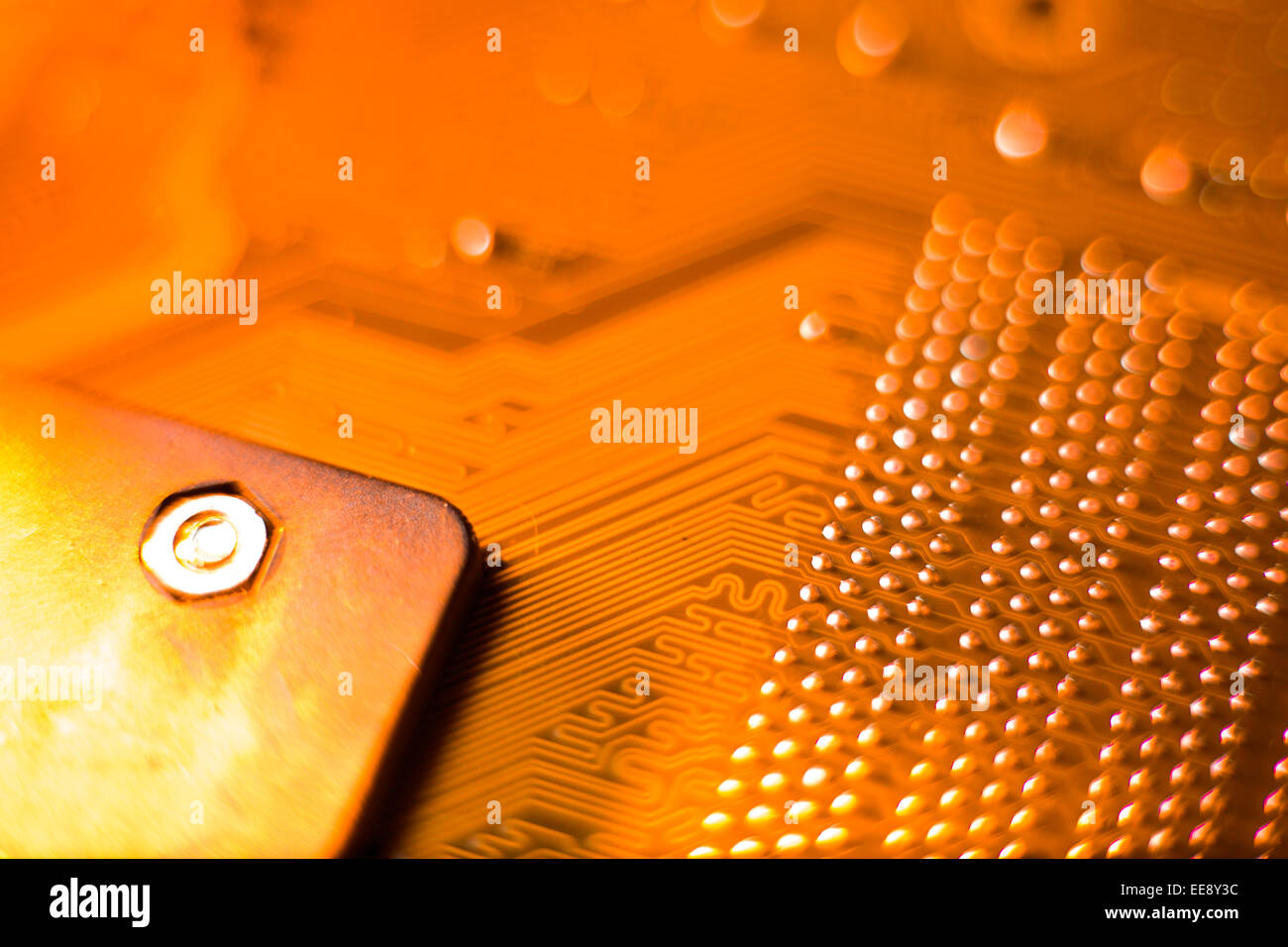 Carte mère. Banque D'Images