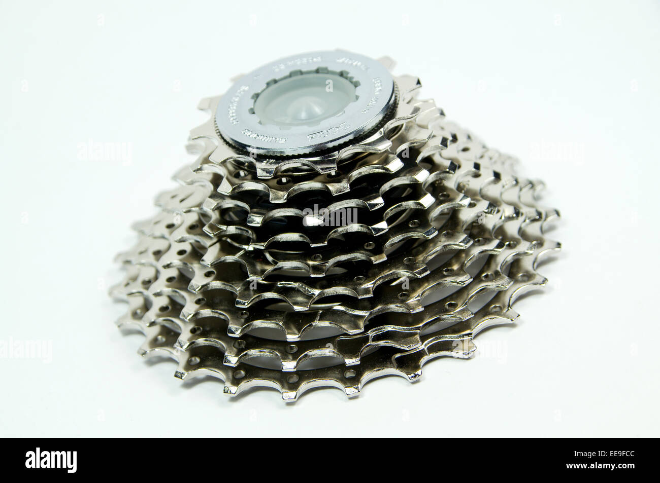 9 vitesses Shimano cassette vélo Banque D'Images