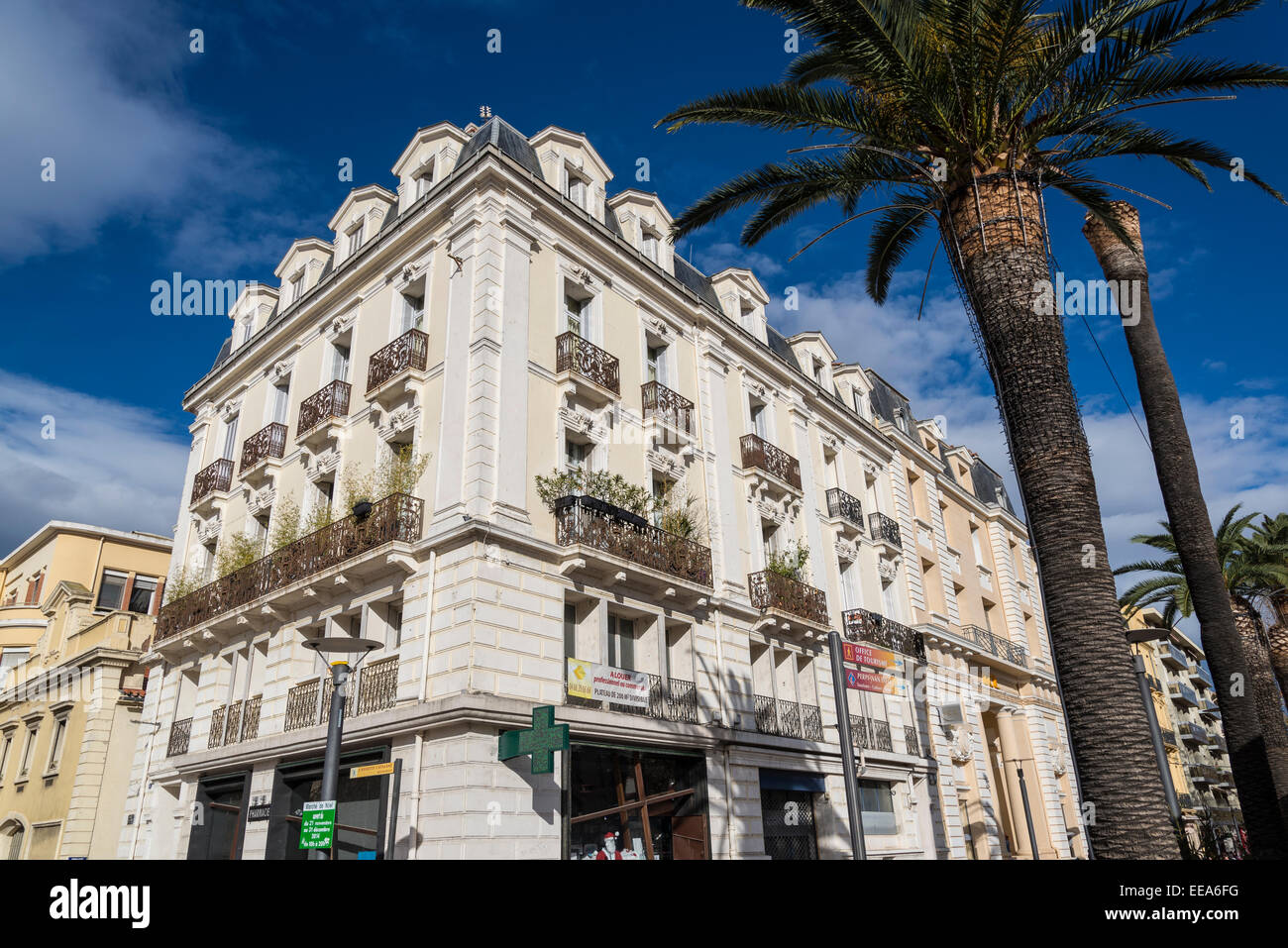 Chambre sur rue Sébastien Vauban, Perpignan, Pyrénées-Orientales, France Banque D'Images
