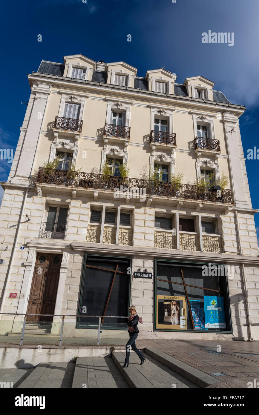 Chambre sur rue Sébastien Vauban, Perpignan, Pyrénées-Orientales, France Banque D'Images