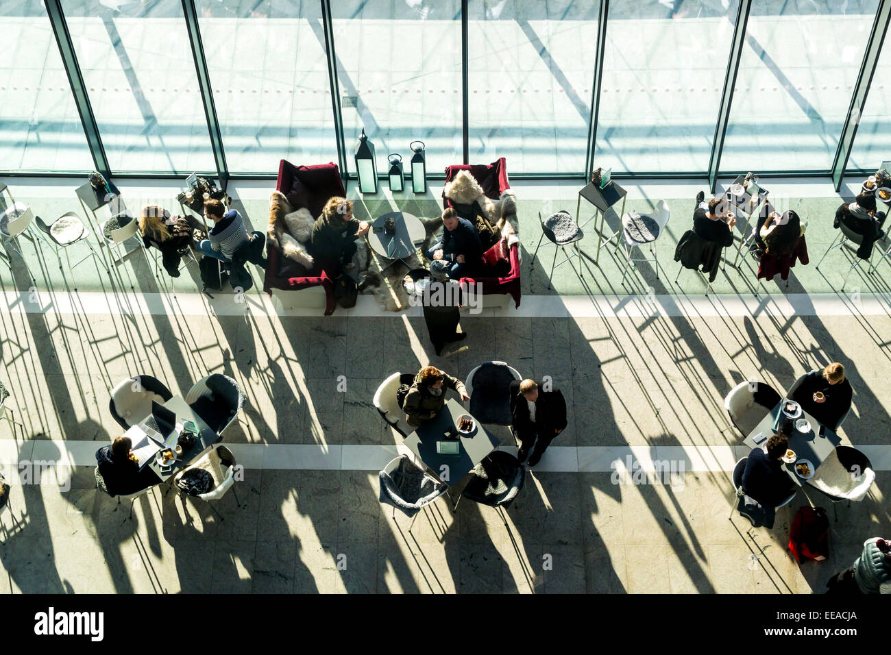 Le Sky Garden est un jardin public et plate-forme d'observation en haut de 20 Fenchurch Street, également connu sous le nom de Walkie-Talkie de Banque D'Images