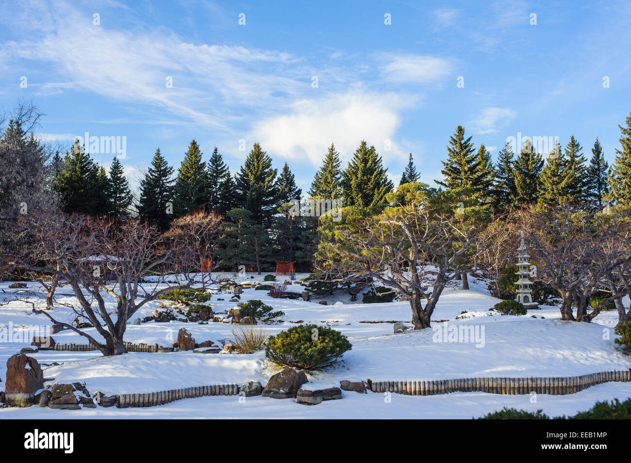 Jardin japonais Nikka Yuko Banque D'Images