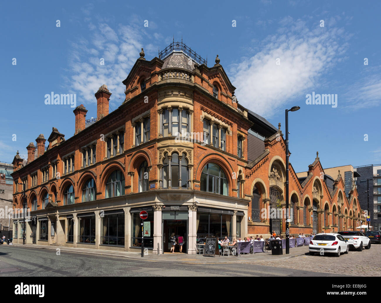 L'Angleterre, à Manchester, à l'architecture victorienne dans le quartier du nord Banque D'Images