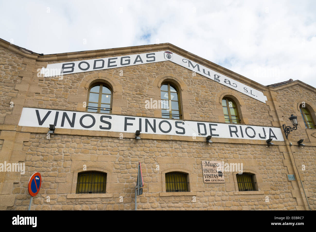 La bodega Muga Rioja Haro en Espagne Banque D'Images