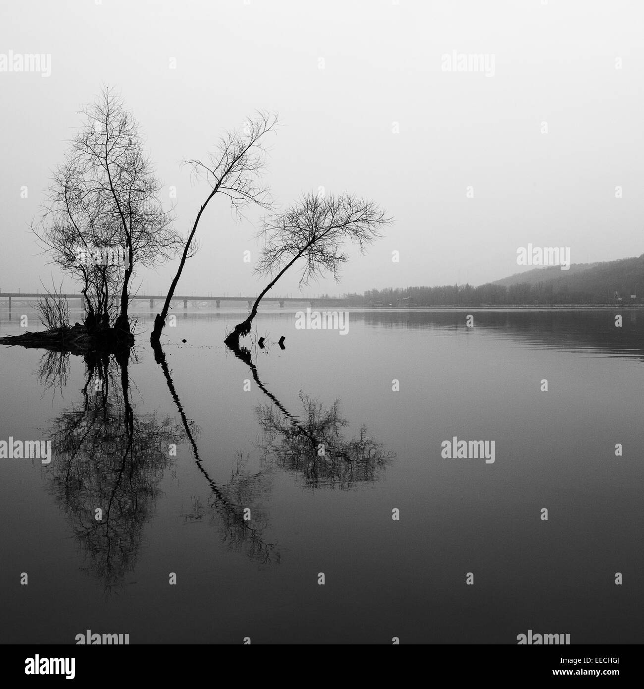 paysages-de-mer-montagne-nature-banque-d-images-noir-et-blanc-alamy
