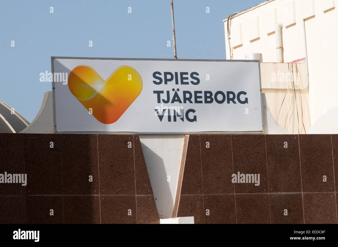 Tjareborg espions tour opérateur danois ving agents agent de voyage Thomas Cook nom commercial du nord de l'Europe scandinave danemark suè Banque D'Images