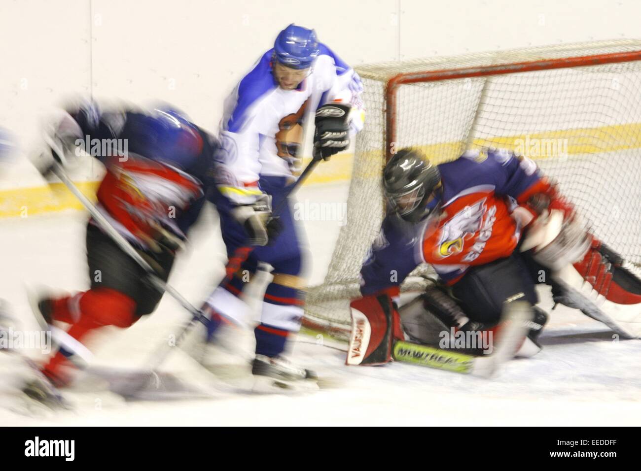 Eishockey, Spielszene, Eishockeyspiel, Spieler, Spiel, Mannschaftspiel Mannschaftssport, Sport, sportif,, hobby, Freizeit, SCH Banque D'Images