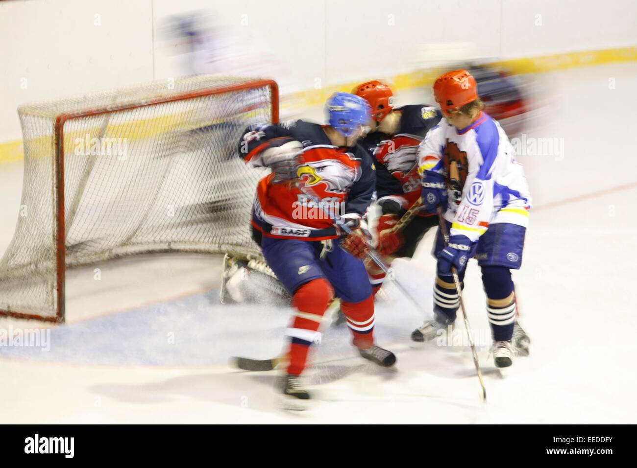 Eishockey, Spielszene, Eishockeyspiel, Spieler, Spiel, Mannschaftspiel Mannschaftssport, Sport, sportif,, hobby, Freizeit, SCH Banque D'Images