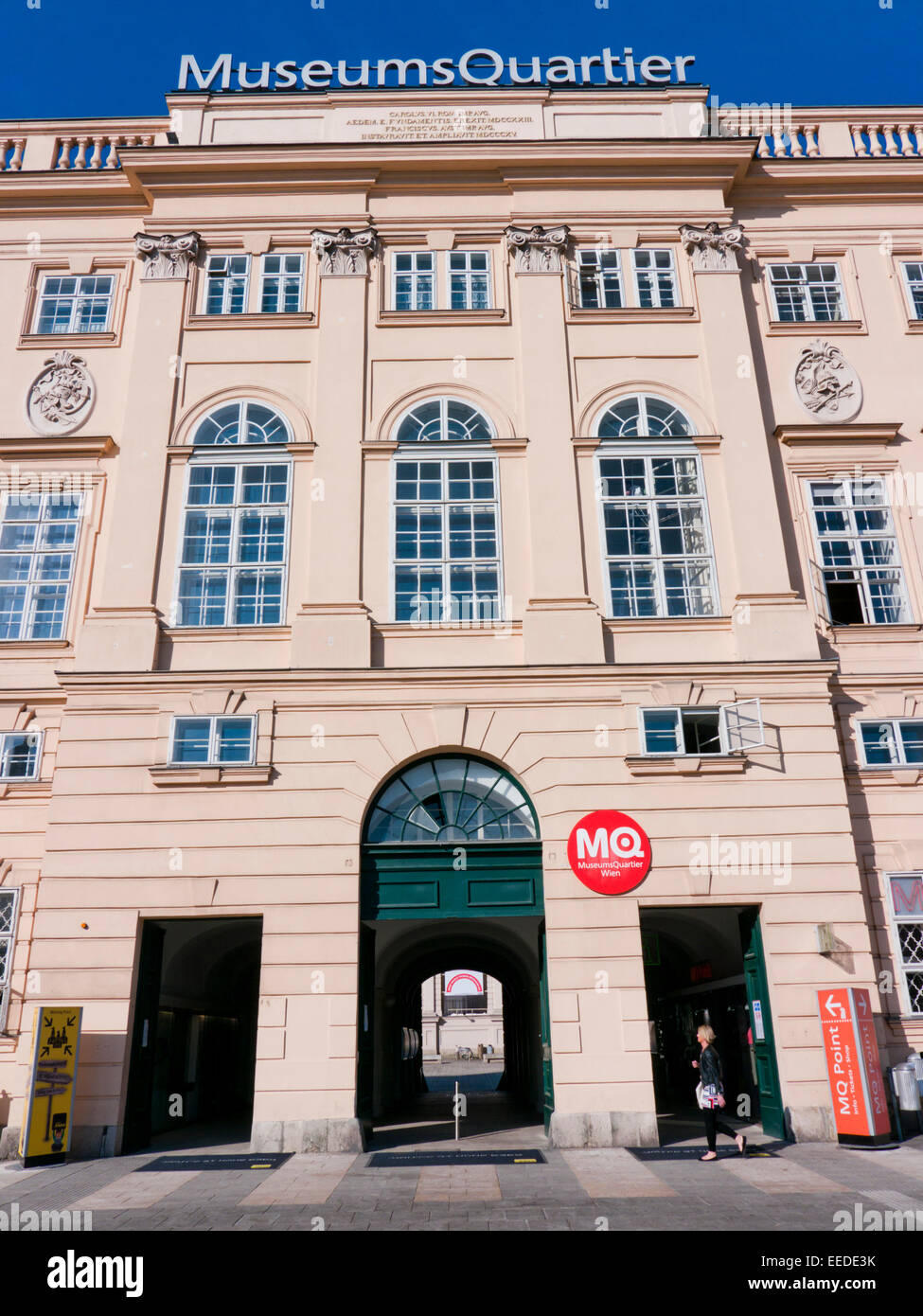 Quartier des musées à Vienne Autriche Banque D'Images