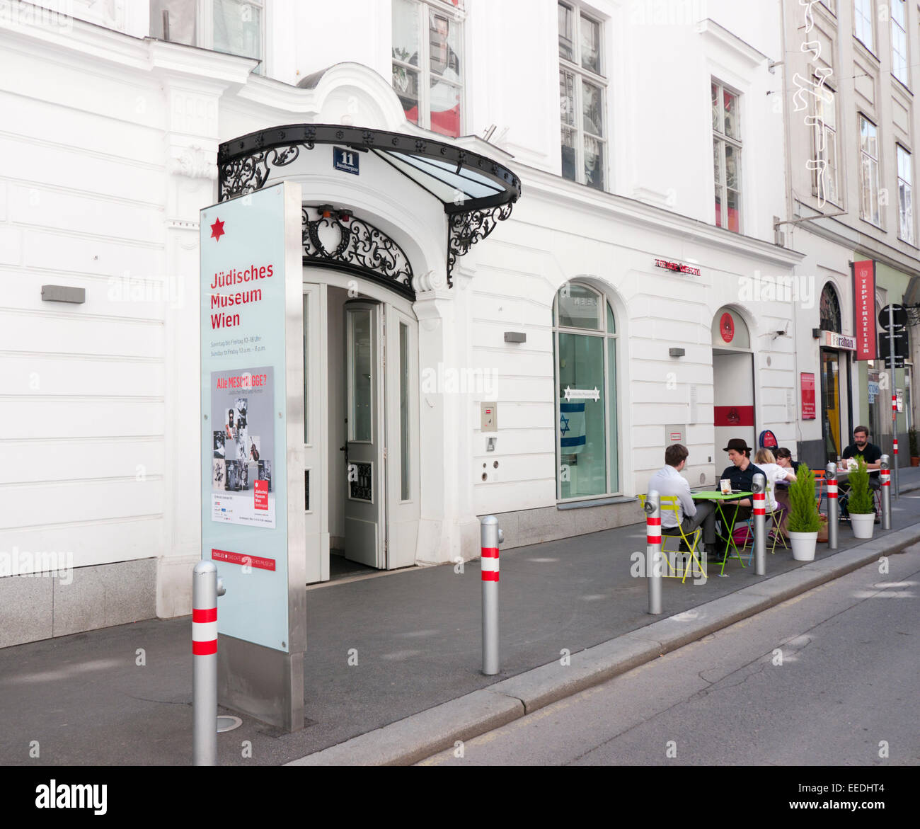 Musée juif de Vienne Autriche Banque D'Images
