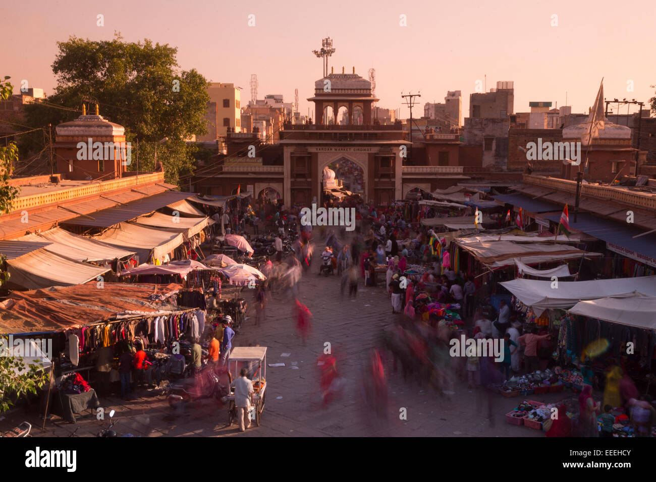 L'Inde, Rajasthan, Jodhpur, Sardar Market Banque D'Images