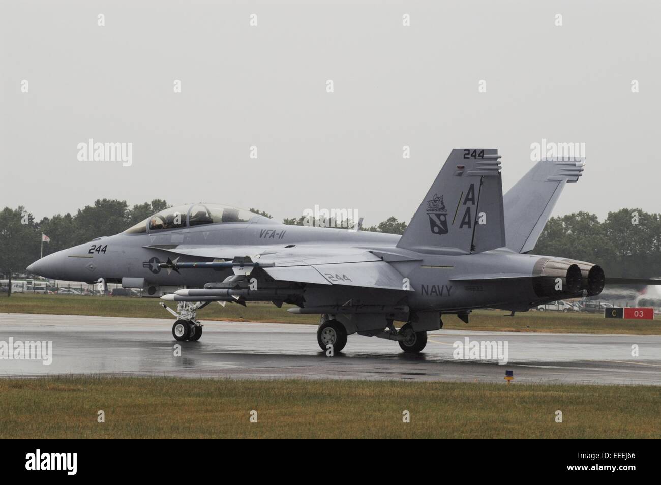 La chasse de l'US Navy F Super Hornet 18 Banque D'Images