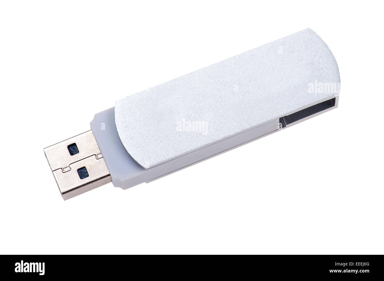 Objet isolé sur blanc - lecteur flash USB Banque D'Images