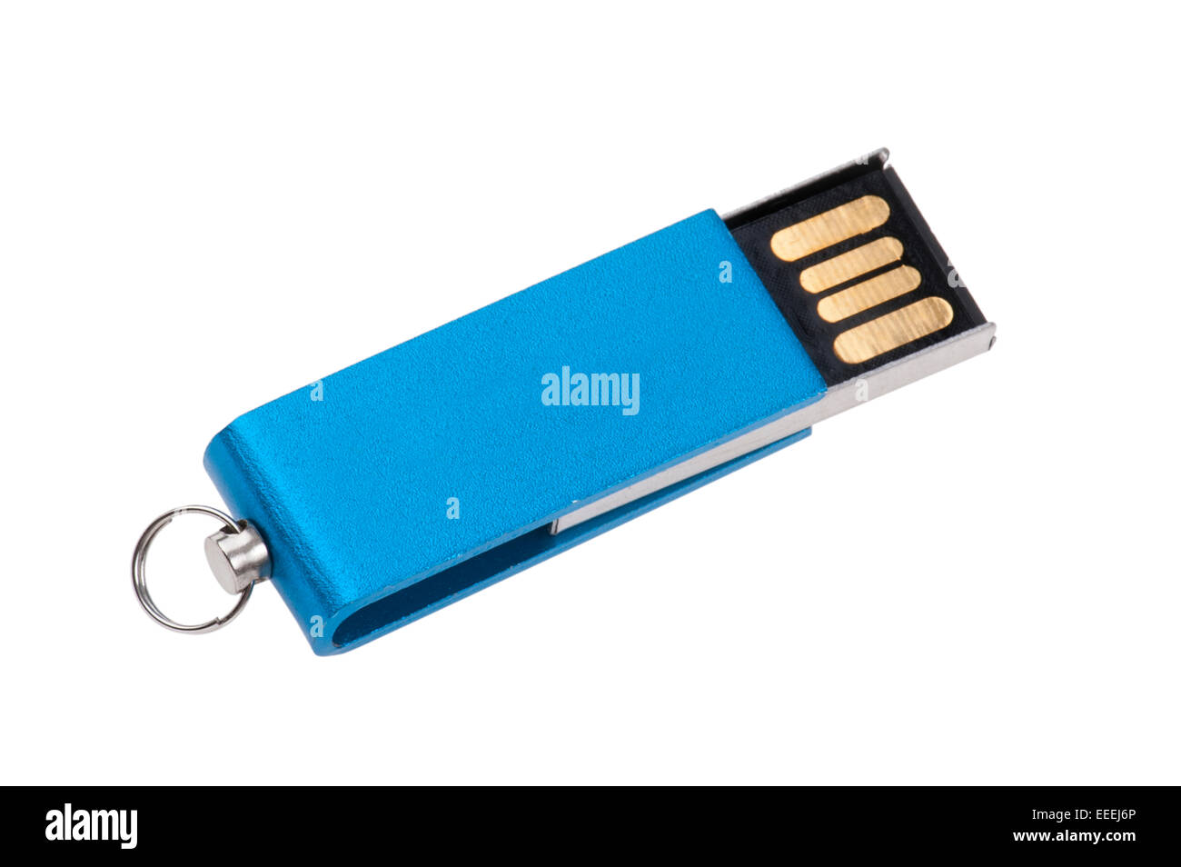 Objet isolé sur blanc - lecteur flash USB Banque D'Images
