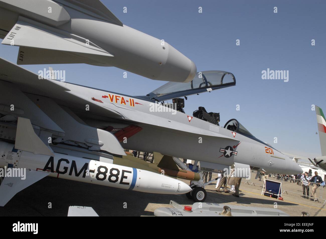 La chasse de l'US Navy F Super Hornet 18 Banque D'Images