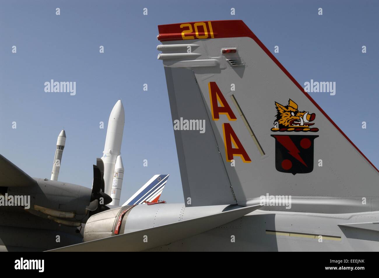 La chasse de l'US Navy F Super Hornet 18 Banque D'Images