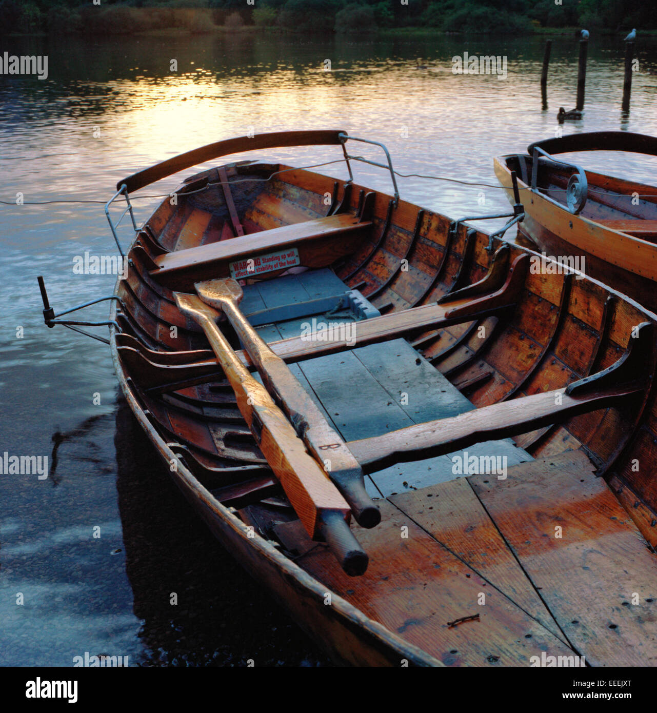 Barques sur Derwentwater dans le Lake District Banque D'Images