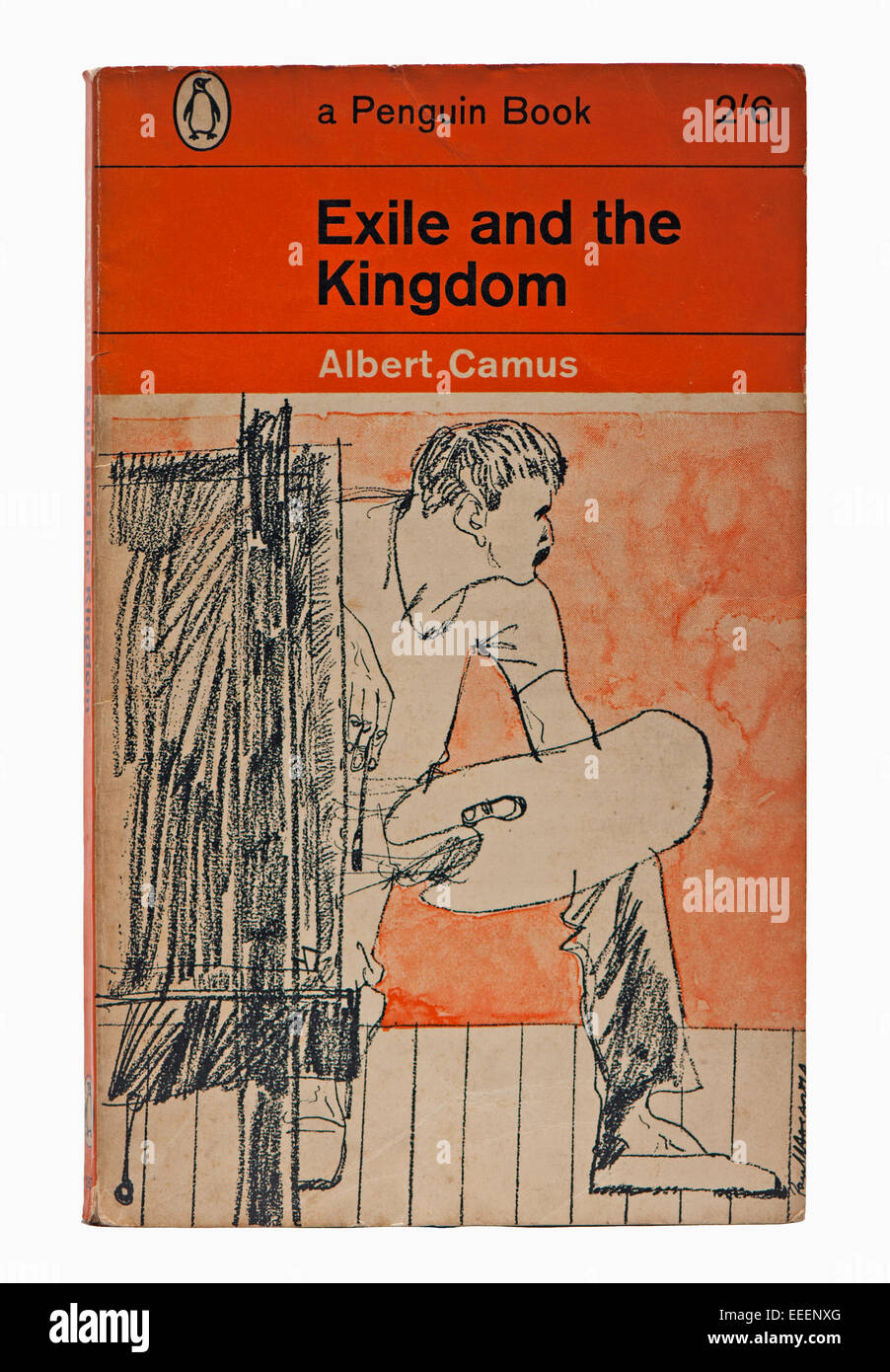 Penguin Classic l'exil et le Royaume d'Albert Camus imprimé en 1962 Banque D'Images