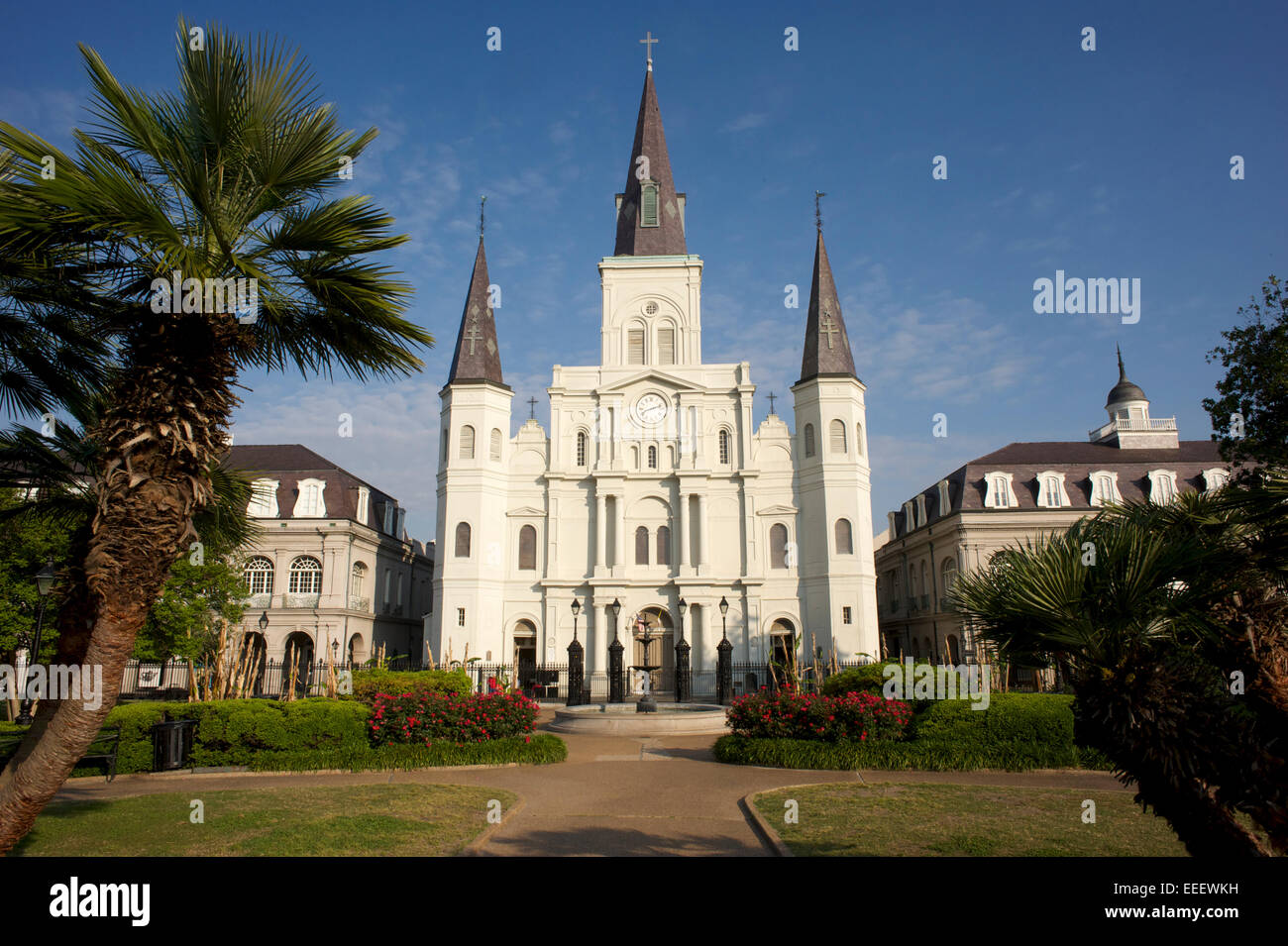 Cathédrale St Louis, La Nouvelle-Orléans, Louisiane Banque D'Images