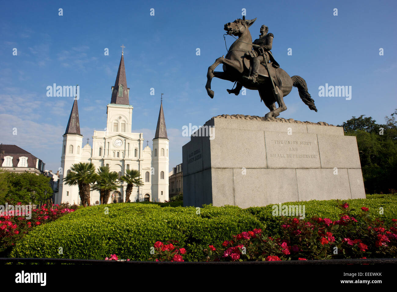 Jackson Square, New Orleans, Louisiane Banque D'Images