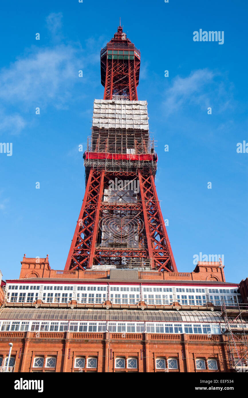 La tour de Blackpool eye est une structure de grade 1 dans la liste qui a été ouvert au public en 1894 dans le Lancashire, Angleterre, Banque D'Images