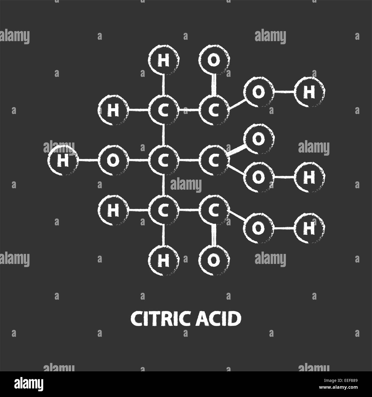 Formule chimique de l'acide citrique sur tableau noir Photo Stock Alamy Formule chimique de l'acide citrique sur tableau noir Photo Stock Alamy