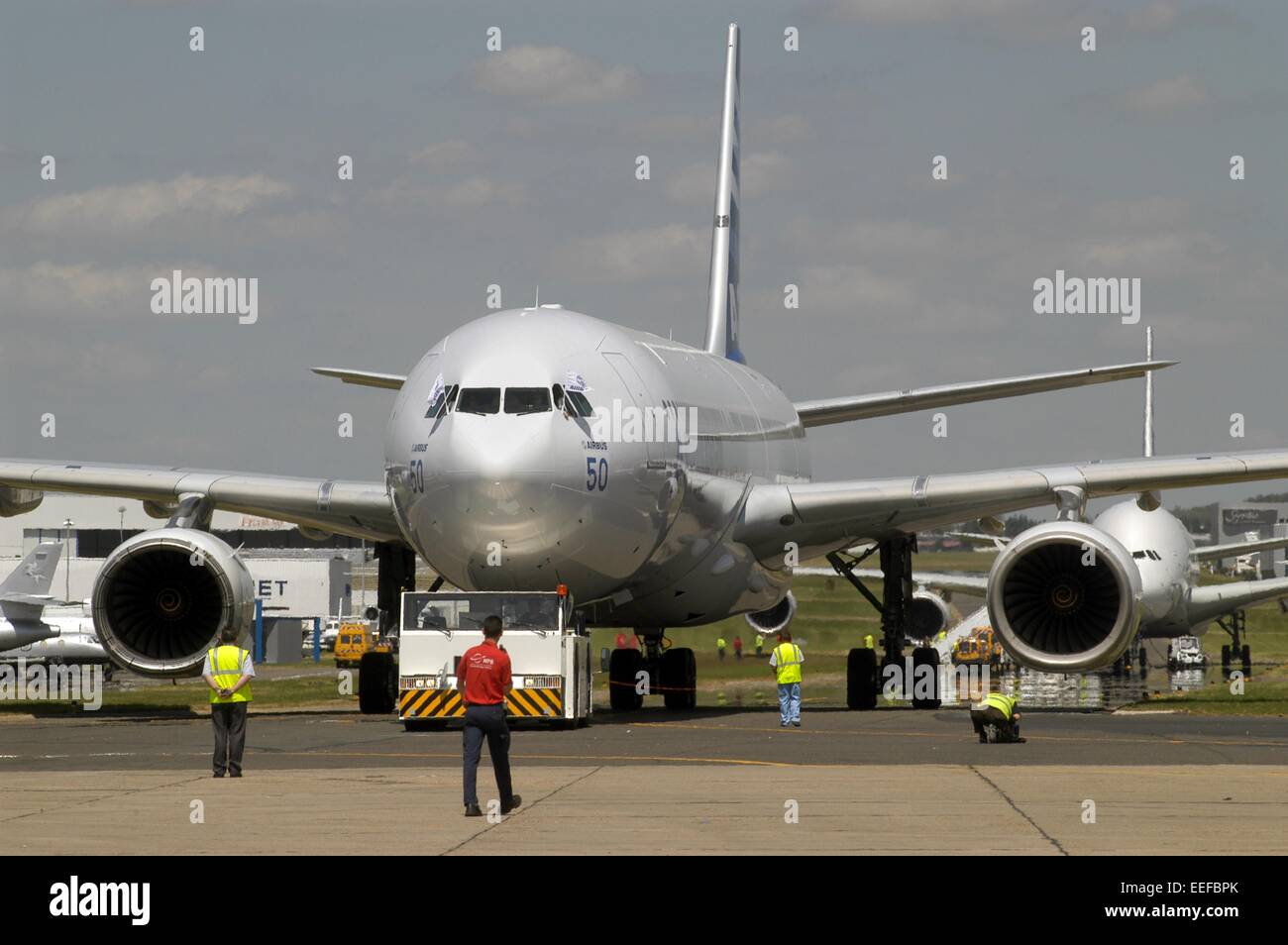 Avion de ligne Airbus 340/600 Banque D'Images
